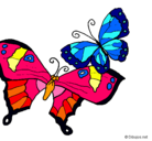 Dibujo Mariposas pintado por san1999