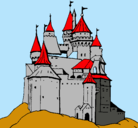 Dibujo Castillo medieval pintado por marti6