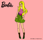 Dibujo Barbie veraniega pintado por DESHI