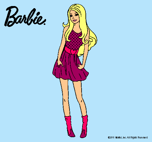 Dibujo Barbie veraniega pintado por StarClaudia