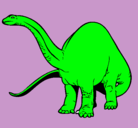 Dibujo Braquiosaurio II pintado por DOAE