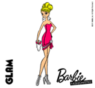 Dibujo Barbie Fashionista 5 pintado por glam