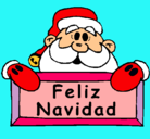 Dibujo Feliz Navidad pintado por helenita