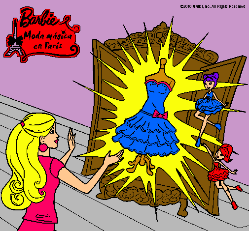 El vestido mágico de Barbie