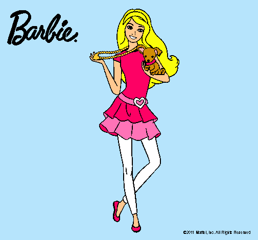 Barbie y su mascota