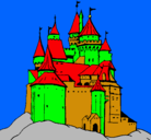Dibujo Castillo medieval pintado por urti48