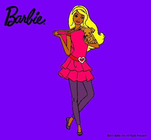 Barbie y su mascota