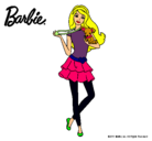 Dibujo Barbie y su mascota pintado por marilllllll