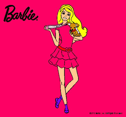 Barbie y su mascota