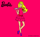 Dibujo Barbie y su mascota pintado por papo