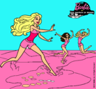 Dibujo Barbie de regreso a la playa pintado por jharlenys