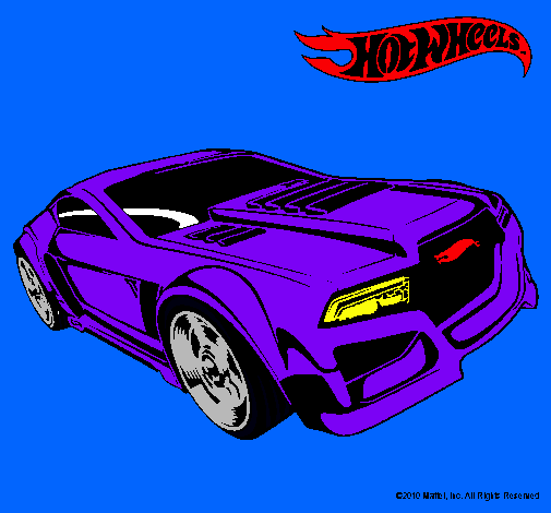 Dibujo Hot Wheels 5 pintado por azazaz