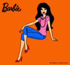 Dibujo Barbie moderna pintado por annistia