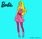 Dibujo Barbie veraniega pintado por chabella