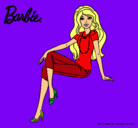 Dibujo Barbie moderna pintado por kabi