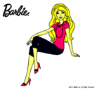 Dibujo Barbie moderna pintado por YLALTIC