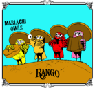 Dibujo Mariachi Owls pintado por Llum2000