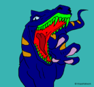 Dibujo Velociraptor II pintado por SAUL