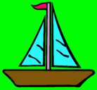 Dibujo Barco velero pintado por adriabn