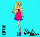 Dibujo Barbie Fashionista 3 pintado por lari