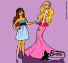 Dibujo Barbie estrena vestido pintado por cristinagua1