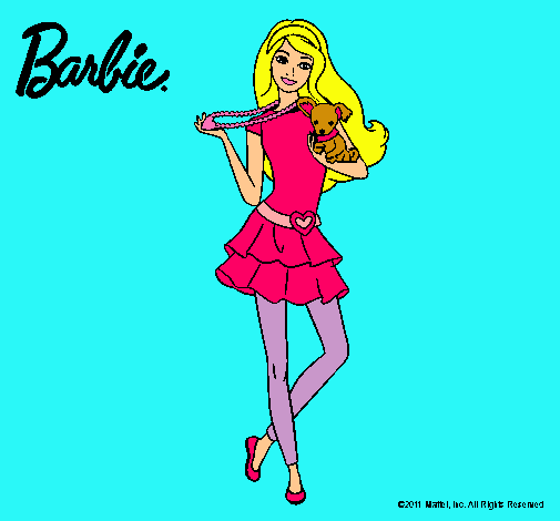 Barbie y su mascota