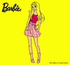 Dibujo Barbie veraniega pintado por chabela