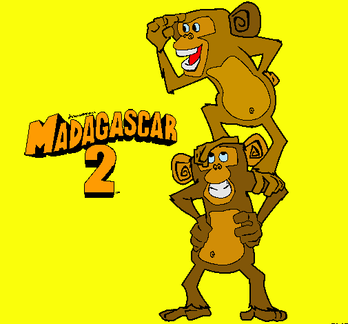 Madagascar 2 Manson y Phil