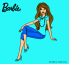 Dibujo Barbie moderna pintado por JHOAN