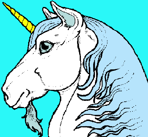 Cabeza de unicornio