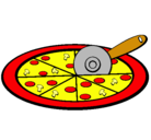 Dibujo Pizza pintado por piolin