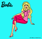 Dibujo Barbie moderna pintado por helia