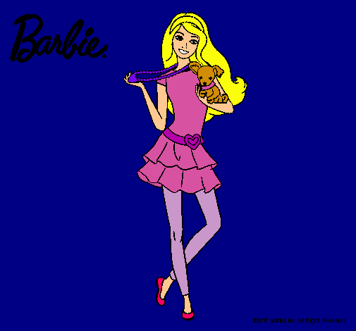 Barbie y su mascota