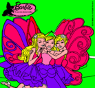 Dibujo Barbie y sus amigas en hadas pintado por jhermarys