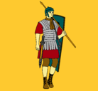 Dibujo Soldado romano pintado por miny12385846