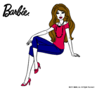 Dibujo Barbie moderna pintado por katiee