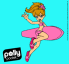 Dibujo Polly Pocket 3 pintado por larau