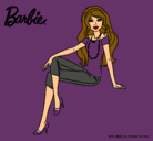 Dibujo Barbie moderna pintado por llecica 