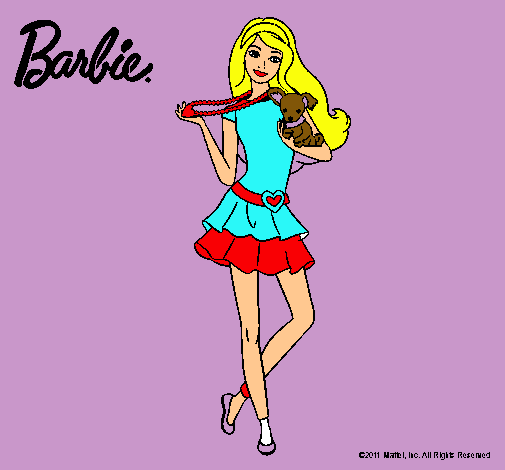 Barbie y su mascota