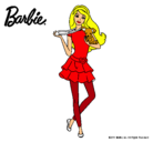 Dibujo Barbie y su mascota pintado por ailen 