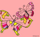 Dibujo Mariposas pintado por deysy