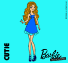 Dibujo Barbie Fashionista 3 pintado por gimnasta