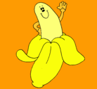 Dibujo Banana pintado por hoise