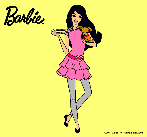 Barbie y su mascota