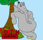 Dibujo Horton pintado por FATINAA