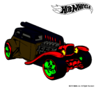 Dibujo Hot Wheels 6 pintado por lean