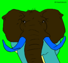 Dibujo Elefante africano pintado por AndreaGGM