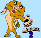 Dibujo Madagascar 2 Alex 2 pintado por gavi