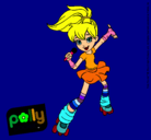 Dibujo Polly Pocket 2 pintado por emila 