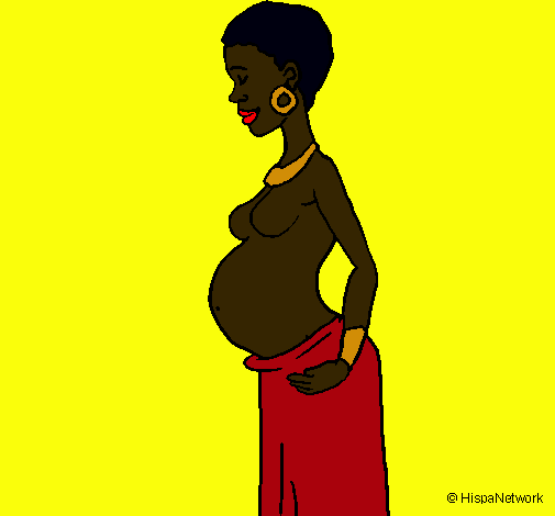Dibujo Mujer de Kenia pintado por maRby